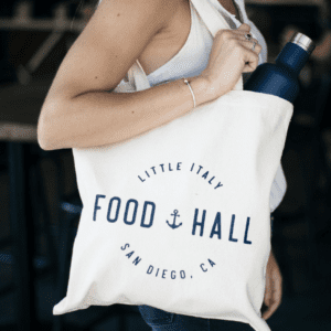 Little Italy Food Hall canvas tote