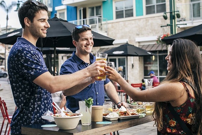 Food Hall Cheers Cocktails